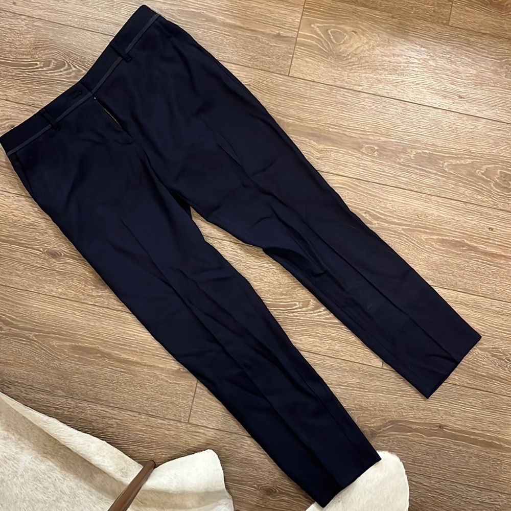 Blue Tory Burch Dress Pants